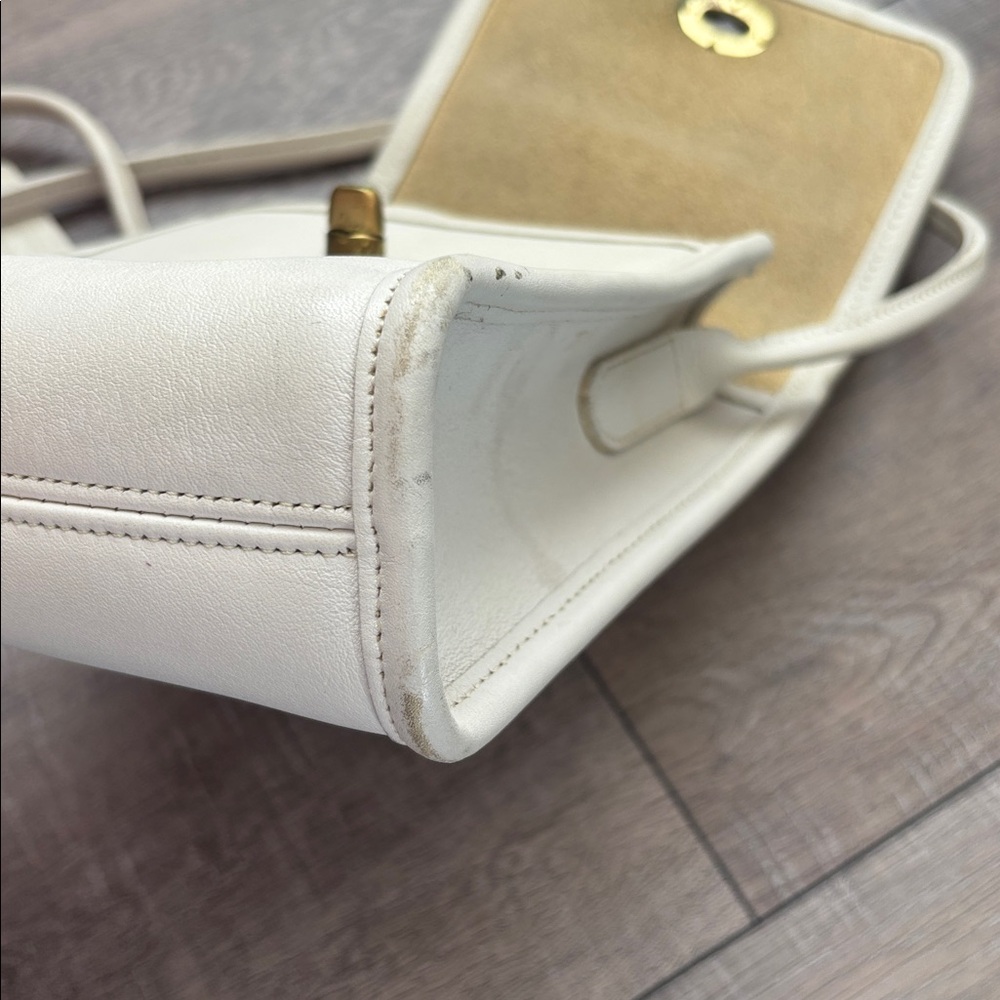 Vintage Coach Scooter Bag in color Bone - Picture 8 of 10